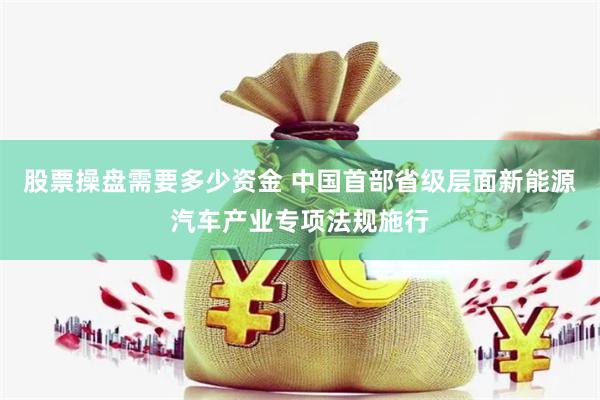 股票操盘需要多少资金 中国首部省级层面新能源汽车产业专项法规施行