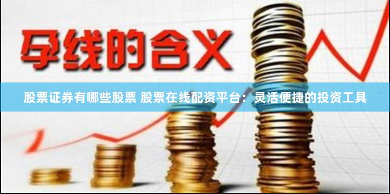 股票证券有哪些股票 股票在线配资平台：灵活便捷的投资工具